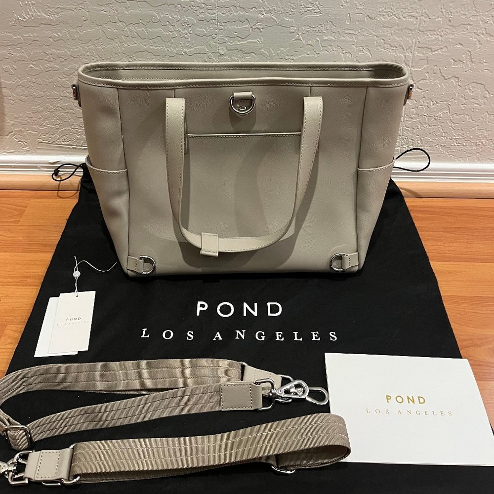 Pond Los Angeles Transform Tote Work Bag (Convertible to backpack or crossbody)